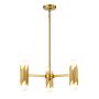 Elstead Lighting Marvele MARVELE6-AB-OPAL Lustr 6x40W/E14 IP20
