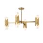 Elstead Lighting Marvele MARVELE8-AB-OPAL Lustr 8x40W/E14 IP20