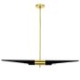 King Home APOLLO MD21419-2M.BLACK.GD Závěsná lampa 2x40W/E27 IP20
