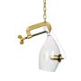 King Home VICE MD10961-1S.BRASS Závěsná lampa 1x40W/E27 IP20