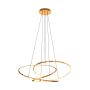 Zuma Line CHOLET MD7360-1A-3GT Závěsná lampa 1x56W/LED 3000K 6600lm IP20