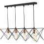 Dar Lighting Midi MID0422 Závěsná lampa 4x40w/e27