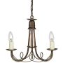 Elstead Lighting MINSTER MN3-BLK-GOLD Lustr 3x60W/E14