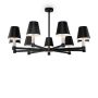 Maytoni TET-A-TET MOD104PL-09B Závěsná lampa 9x40W/E14