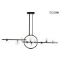 King Home ALURE LINE TWIN MSE010100347 Stropní lampa 11x5W|1x17W/G9|LED 3000K 1360LM IP20