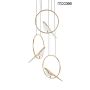 King Home BIRD DISC MSE010100294 Závěsná lampa 1x24W/LED 1920LM IP20