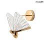 King Home BUTTERFLY M MSE010100324 Nástěnná lampa 1x7W/LED 3000K 560LM IP20