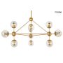 King Home MOOSEE ASTRIFERO MSE010100182 Závěsná lampa 10x40W/E27 IP20