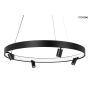 King Home MOOSEE CIRCLE SPOT BLACK MSE010100163 Závěsná lampa 1x62,5W/LED 3000K 5000LM IP20