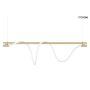 King Home MOOSEE SERPIENTE MSE010100178 Závěsná lampa 1x22,4W/LED 3000K 1800LM IP20