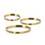 King Home RING MSE0000406080 Závěsná lampa 3x1x25W|1x38W|1x50W/LED 3000K 2000LM-4000LM IP20