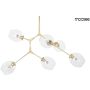 King Home SPLIT MSE010100242 Závěsná lampa 6x40w/E27