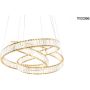 King Home WAVE MSE1501100538 Závěsná lampa 70W/LED 3000K 5600lm