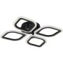 Zuma Line ILLUMIA MS236040R-BK Stropní lampa 4x30W/LED 3000-6000k 2200lm