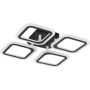 Zuma Line STELLAR MS232040R-BK Stropní lampa 4x30W/LED 3000-6000k 2600lm