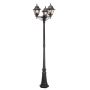 Elstead Lighting NORFOLK NR8-BLK Pouliční lampa 3x60W/E27 IP43