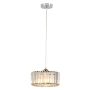 Light Prestige Vetro LP-2910/1P CH round Závěsná lampa 1x15W/E27 IP20