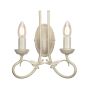 Elstead Lighting OLIVIA OV2-IVORY-GOLD Nástěnná lampa 2x60W/E14