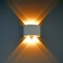 Italux Ortelo OWL-6650-2-WH-3K Nástěnná lampa 4x4W/LED 3000K 336lm IP54