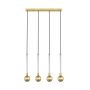 Zuma Line MIDA P0583-04A-2GHF Závěsná lampa 1x6W/G9 IP20