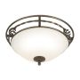Elstead Lighting PEMBROKE PB-F-A-BLK-GOLD Stropní lampa 2x60W/E27