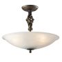 Elstead Lighting PEMBROKE PB-SF-A-BLK-GOLD Stropní lampa 3x60W/E27