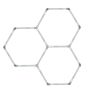 Light Prestige Geometric LP-0209/3C 4K Stropní lampa 15x4W/LED 4000K IP44