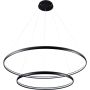 Zuma Line CARLO PL210503-800+1200-BK Závěsná lampa 2x65W/LED 4000K 3900LM IP20