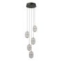 Italux Alani PND-34375-5-BK Závěsná lampa 5x28W/LED 3000K 2184lm IP20
