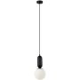 Italux ALDEVA PND-02340-1S-BK Závěsná lampa 1x40W/E27 IP20