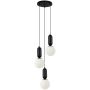 Italux ALDEVA PND-02340-3S-BK Závěsná lampa 3x40W/E27 IP20