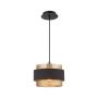 Italux Bans PND-27467-1-BK-GD Závěsná lampa 1x40W/E27 IP20