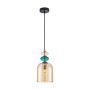 Italux Busco PND-30263-1B-BRO-AMB Závěsná lampa 1x40W/E27 IP20