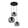 Italux Calto PND-67705-3-BK-SG Závěsná lampa 3x40W/E27 IP20