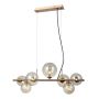 Italux CANELLO PND-406007-7-HBR Závěsná lampa 7x5W/G9 IP20