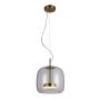 Italux Caste PND-17760A-BRSS-CL Závěsná lampa 1x10W/LED 3000K 850lm IP20