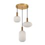 Italux Della PND-31982-3-GD Závěsná lampa 3x40W/E27 IP20