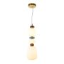 Italux Evans PND-94981V-3A-GD Závěsná lampa 1x19W/LED 3000K 2200lm IP20