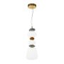 Italux Evans PND-94981V-3B-GD Závěsná lampa 1x15W/LED 3000K 1920lm IP20