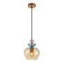 Italux Fanda PND-31882-1-GD-AMB Závěsná lampa 1x40W/E27 IP20