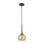 Italux Favera PND-42361-1-BRO-AMB Závěsná lampa 1x40W/E27 IP20