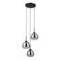 Italux Felis PND-40824-3-BK Závěsná lampa 3x40W/E27 IP20