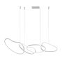Italux Fonte PND-22412-S4-WH Závěsná lampa 4x60W/LED 3000K|4000K|6000K 5300lm IP20