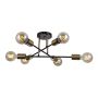 Italux FORMIO PND-4052-6-BL-HBR Stropní lampa 6x40W/E27 IP20