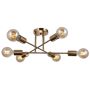 Italux FORMIO PND-4052-6-HBR Stropní lampa 6x40W/E27 IP20