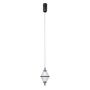 Italux Fuente PND-34395-1-BK Závěsná lampa 1x5W/LED 3000K 422lm IP20