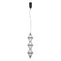 Italux Fuente PND-34395-3V-BK Závěsná lampa 3x15W/LED 3000K 1108lm IP20