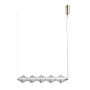 Italux Fuente PND-34395-5-HBR Závěsná lampa 5x25W/LED 3000K 1576lm IP20