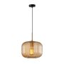 Italux Gavino PND-26476-1-BRO-AMB Závěsná lampa 1x40W/E27 IP20
