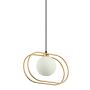 Italux GROSETTA PND-53423-1-GD Závěsná lampa 1x25W/G9 IP20